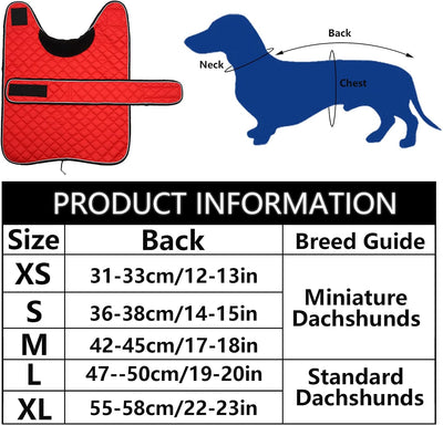 MOREZI Dackel Hund Winterjacke. wasserdichte Hundejacke. Mit Wolle, inneren und verstellbaren Schult