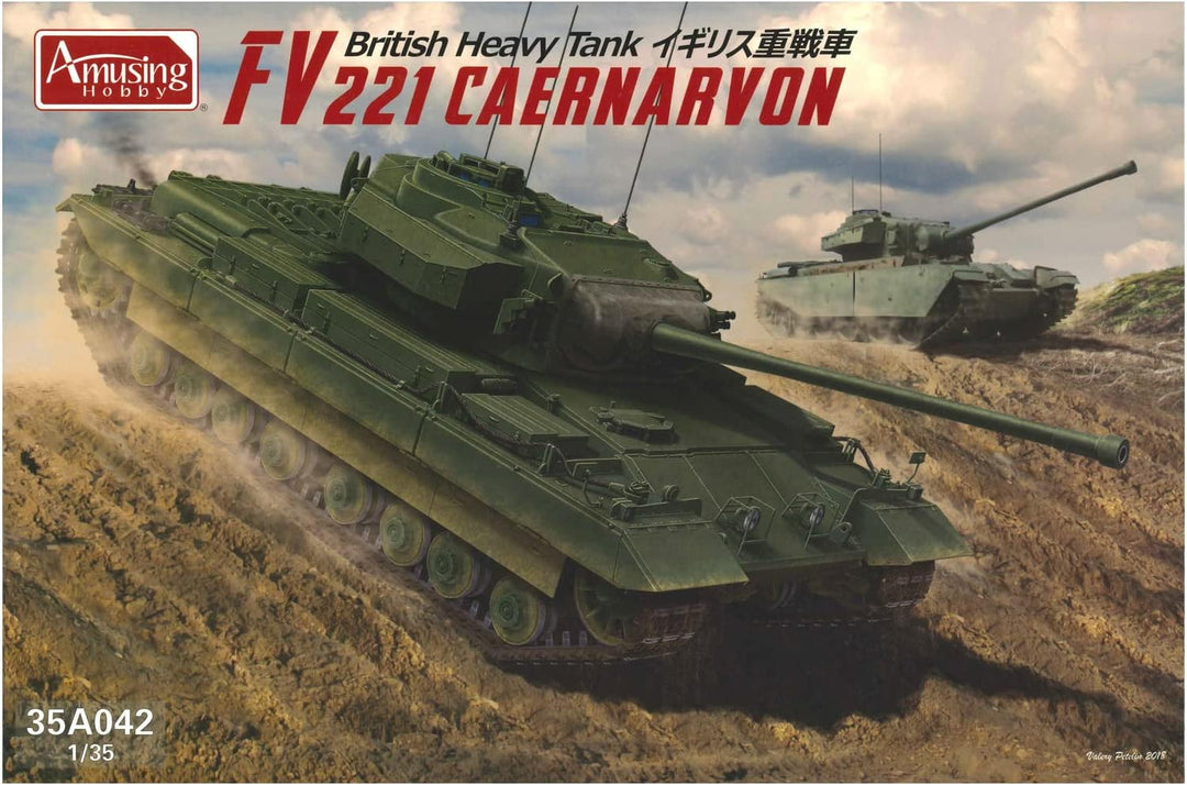 Amusing Hobby 35A042 British Heavy Tank FV221 Caernarvon - Massstab 1:35 - Modellbau