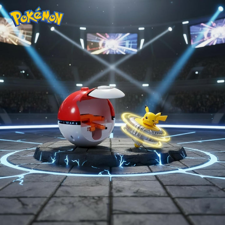 Pokémon PKW4398 - Battle Spinner - Pikachu, offizielles Spielset, Pikachu