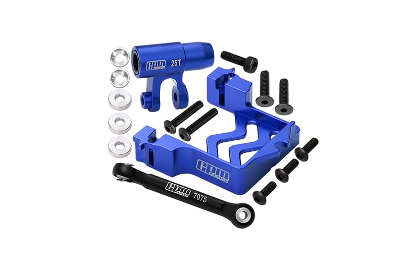 Aluminium 6061-T6 Servo Mount + Tie Rod + 25T Servo Horn Set for 1:5 Traxxas X Maxx 6S / X Maxx 8S /