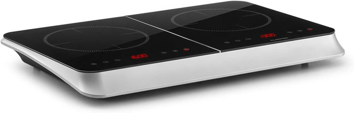 Klarstein InnoChef - Doppel-Induktionskochfeld, mobiles Kochfeld, 3400 W, Touch Control, Topfsensor,