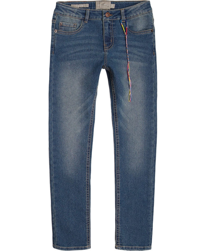 Lucky Brand Mädchen Jeans Zoe 5-Pocket Skinny Fit Stretch Denim Jeans 7 Ada Zoe, 7 Ada Zoe
