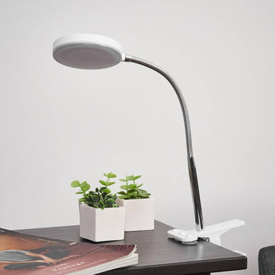 Lindby LED Klemmleuchte 'Milow' (Modern) in Weiss u.a. für Wohnzimmer & Esszimmer (1 flammig,) - Tis