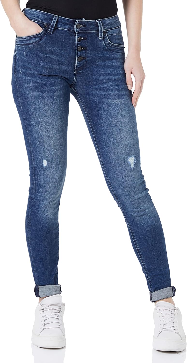 Q/S designed by Damen Jeans, Fit: Sadie Skinny Leg 40W / 34L Blau, 40W / 34L Blau
