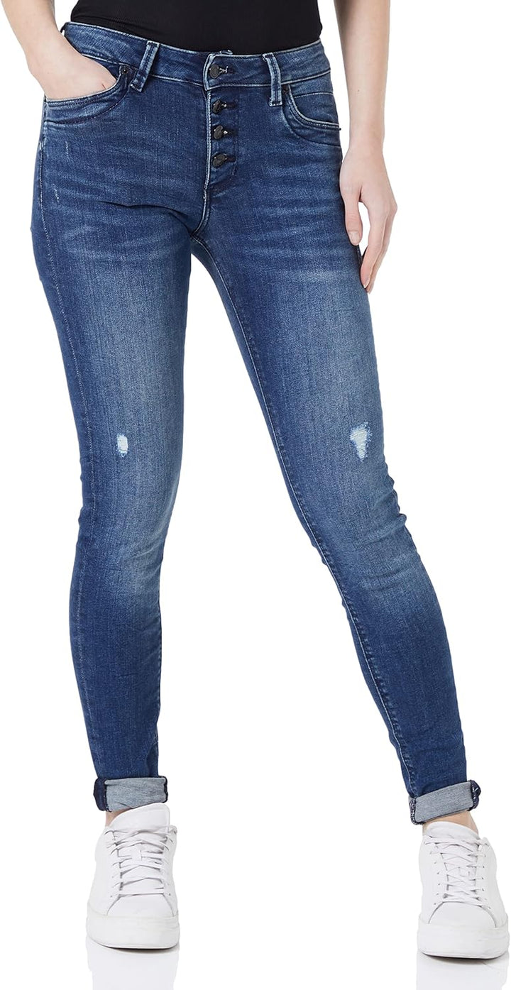 Q/S designed by Damen Jeans, Fit: Sadie Skinny Leg 40W / 34L Blau, 40W / 34L Blau