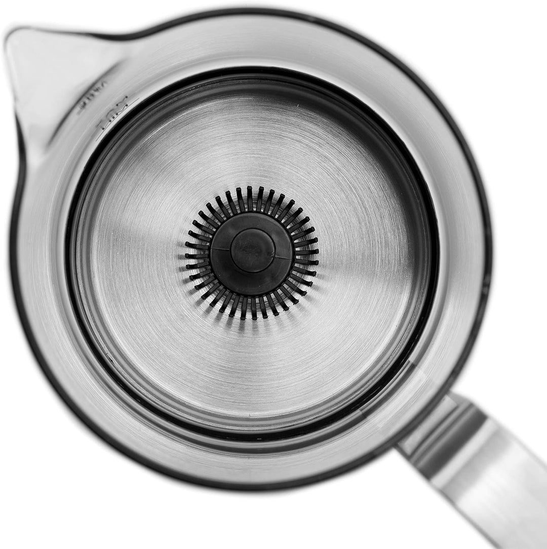 Incapto Coffee Automatischer Milchaufschäumer, Schwarz, Fassungsvermögen 100-150 ml, Cappuccinator,