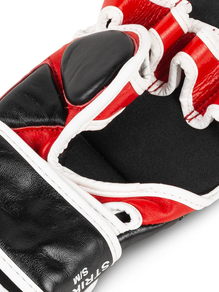 BENLEE MMA-Trainingshandschuhe aus Leder (1 Paar) Striker S/M Schwarz, S/M Schwarz