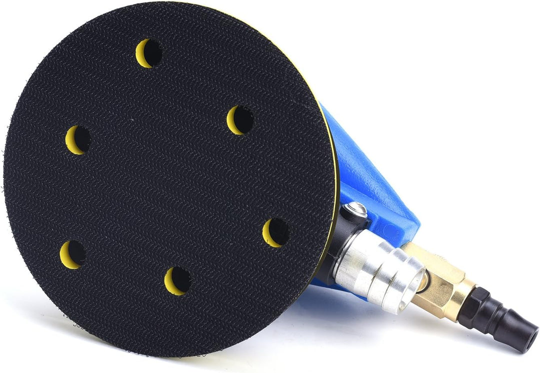 Staubfrei Exzenterschleifer Druckluft 125mm, Multischleifmaschine mit Staubsammler, professionelle P