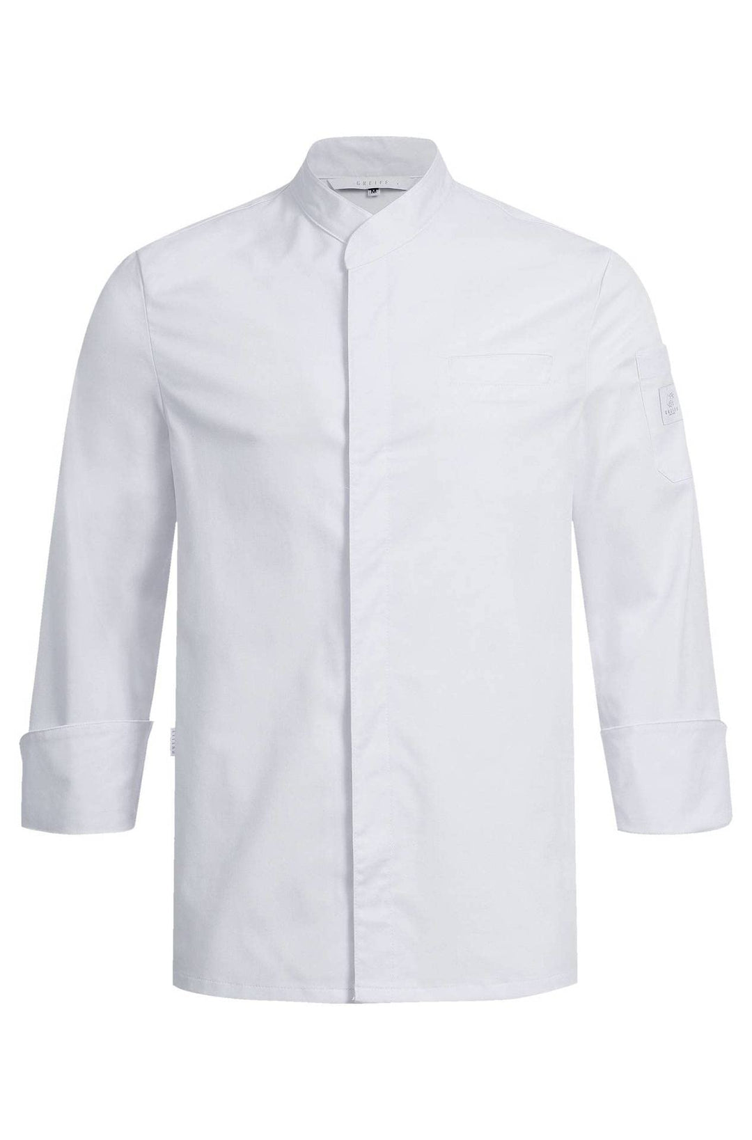 Greiff Gastro-Moda Cuisine Herren Kochjacke Regular-Fit Weiss S, Weiß S