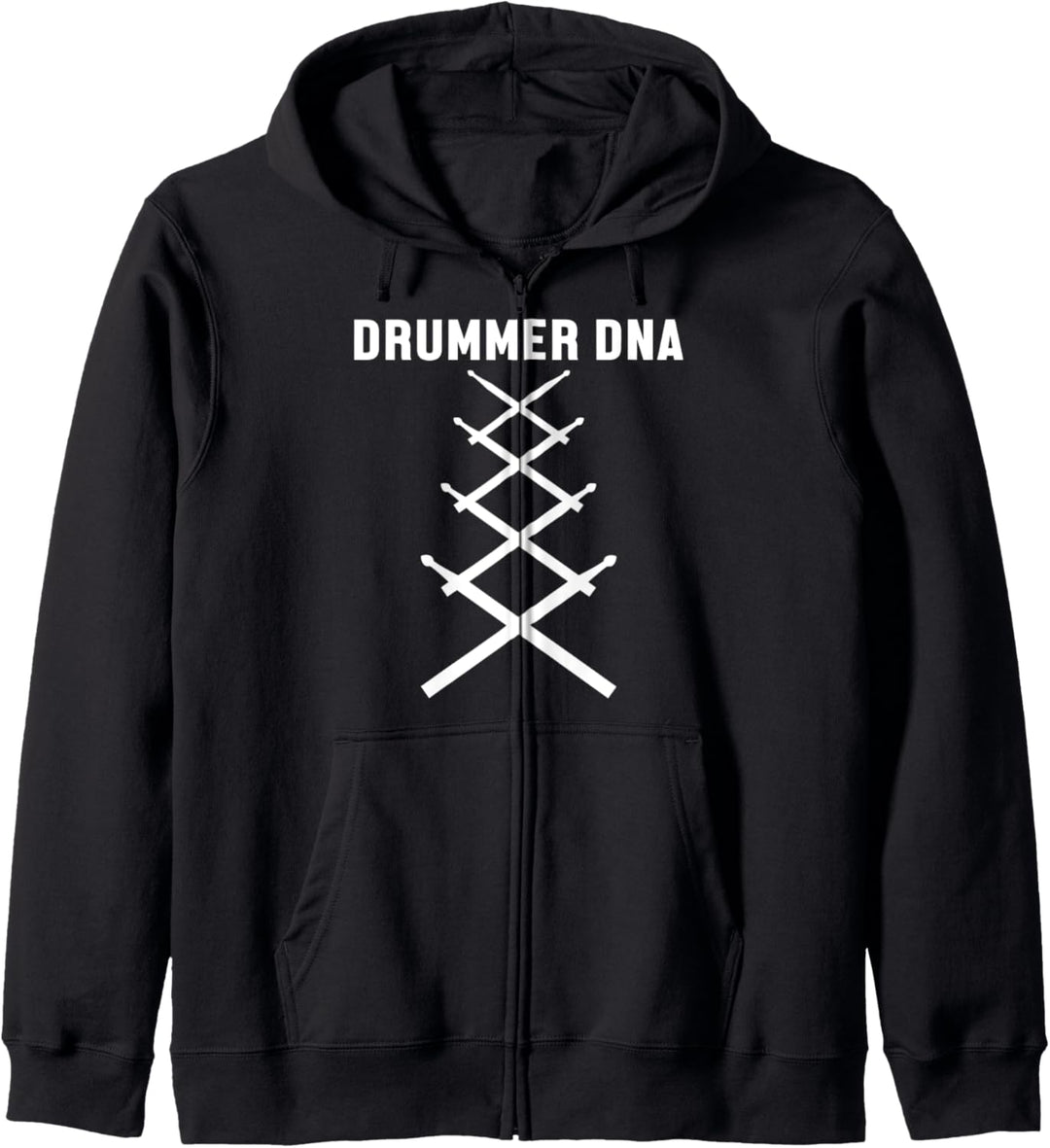 Drummer DNA Drummer Drums Schlagzeuger Trommel Musik Spieler Kapuzenjacke