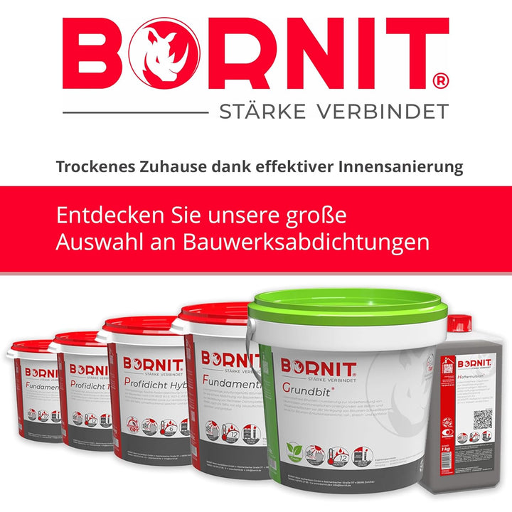 BORNIT Haftkleber R2 C40BF5-S, 25 kg Kationische Bitumenemulsion für Asphaltflächen, hohe Haftkraft,