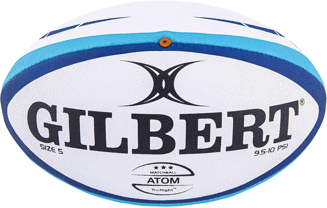 Gilbert Atom Match Rugbyball, Blau blau 5, blau 5