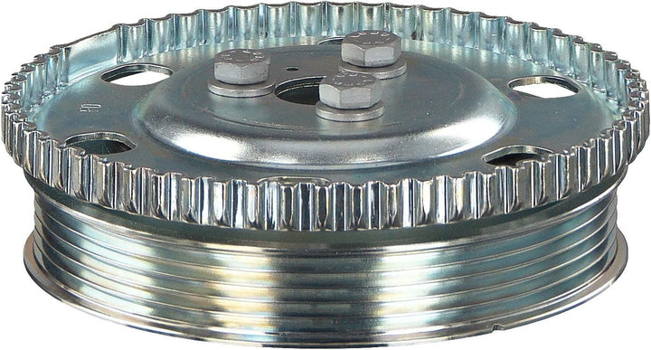 febi bilstein 44813 Riemenscheibe (entkoppelt) für Kurbelwelle, mit Polrad und Schrauben , 1 Stück