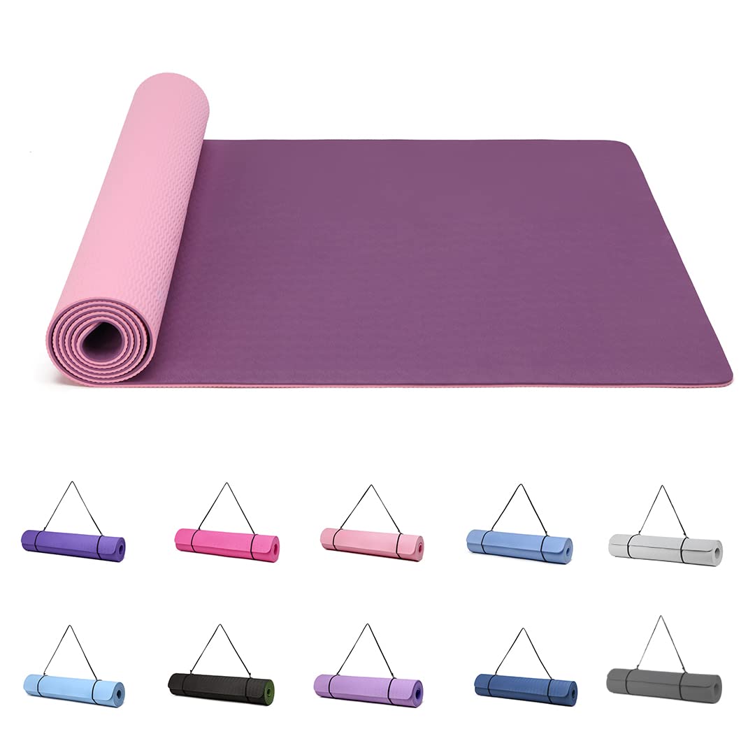 Good Nite Yogamatten Für Frauen Rutschfeste Strukturierte Oberflächen Gymnastikmatte Yoga Matte Dick