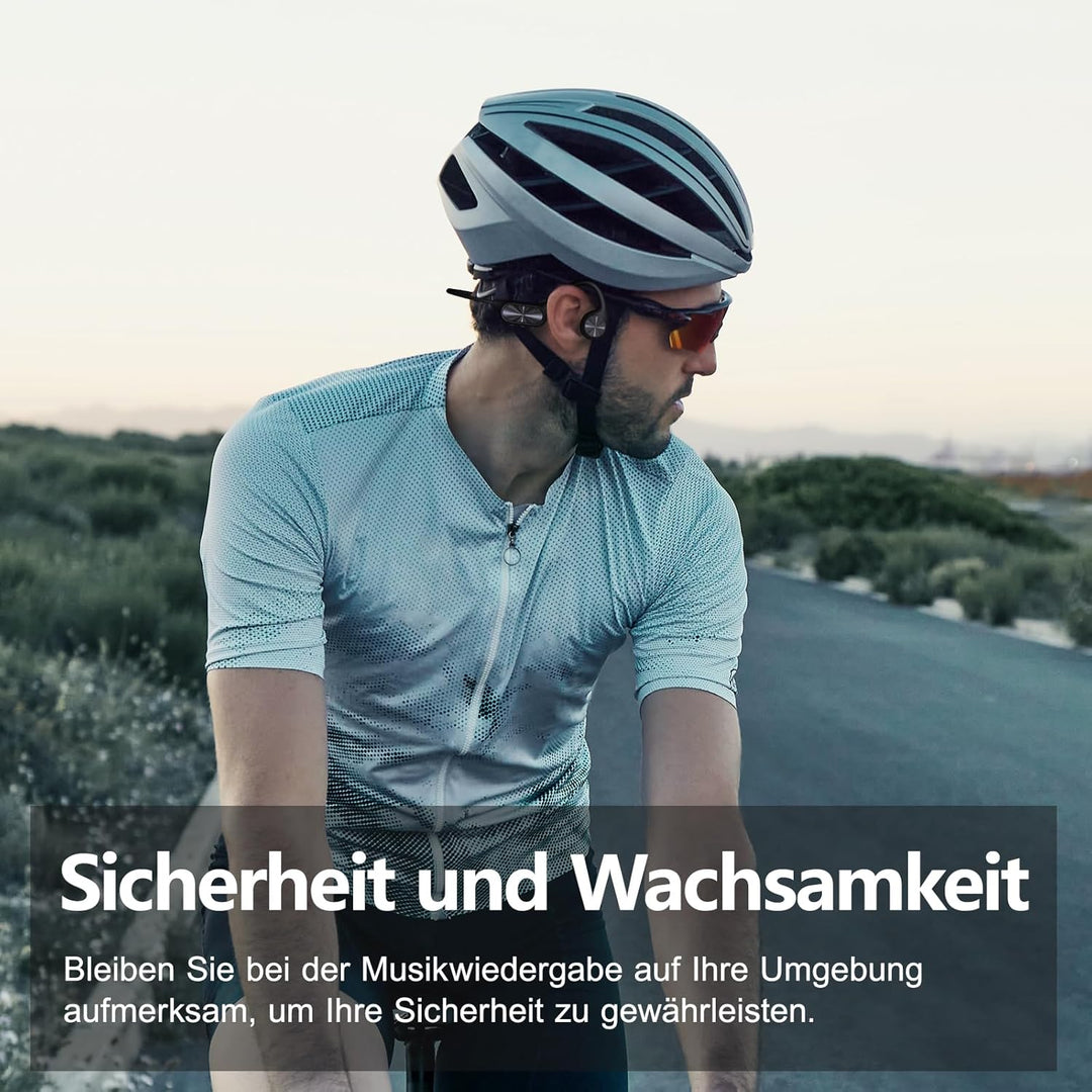 Kopfhörer Schwimmen – Knochenschall Kopfhörer Bluetooth 5.4, IPX8 Wasserdicht,Sportkopfhörer 32G Spe