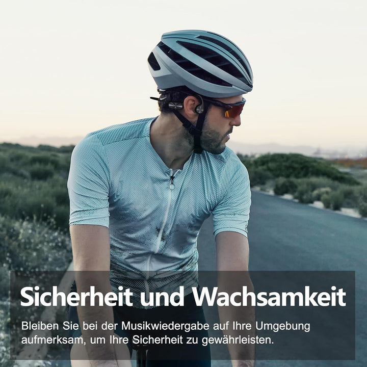 Kopfhörer Schwimmen – Knochenschall Kopfhörer Bluetooth 5.4, IPX8 Wasserdicht,Sportkopfhörer 32G Spe