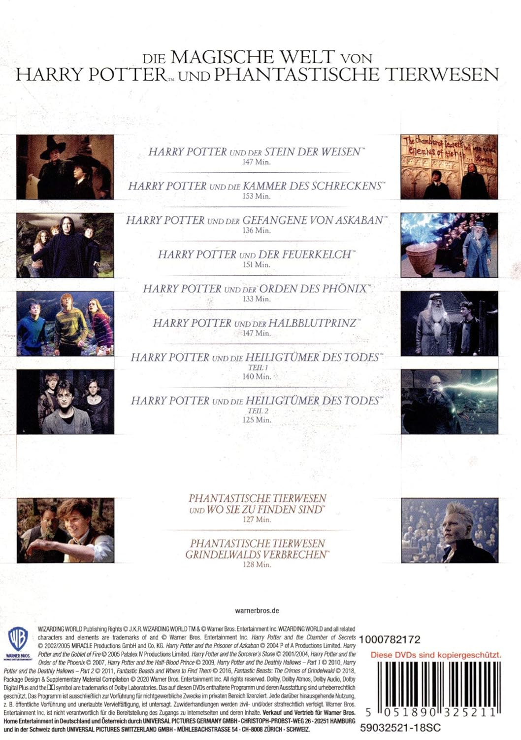 Wizarding World 10-Film Collection [10 DVDs], DVD