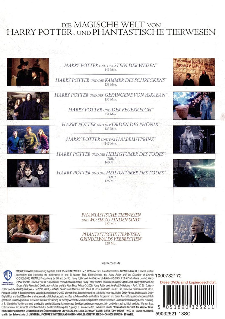 Wizarding World 10-Film Collection [10 DVDs], DVD