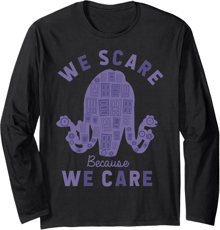 Disney Pixar Monsters Inc. Celia Because We Care Text Langarmshirt