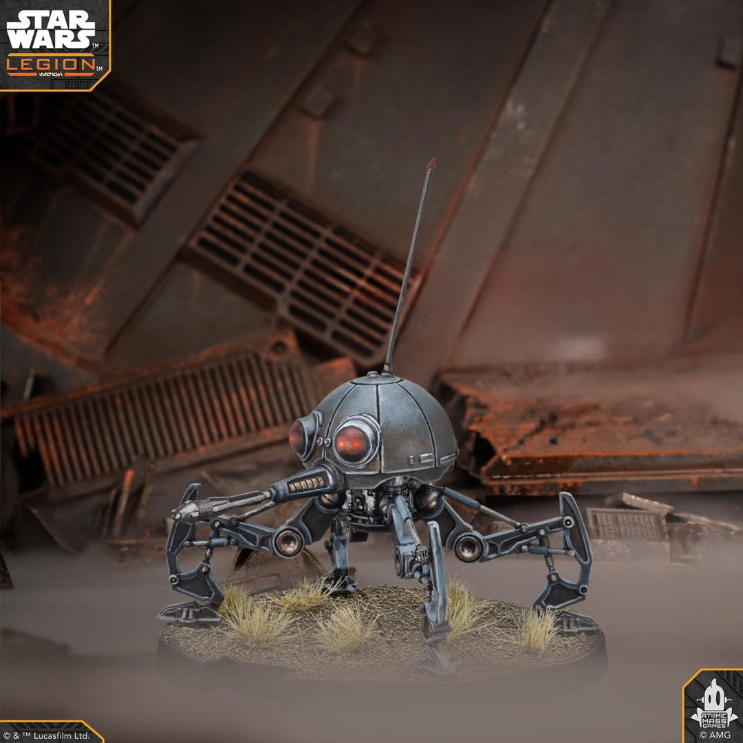 Asmodee, Star Wars: Legion – DSD1 Dwarf Spider Droid (ZSD1-Zwergspinnendroide), DE-Version, Tabletop
