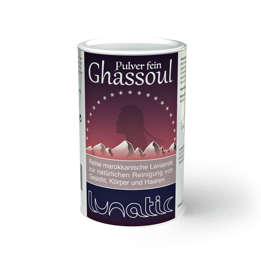 Ghassoul Lavaerde Pulver - Ultra-Feine Tonerde zum Haarewaschen | Körperpflege 750g