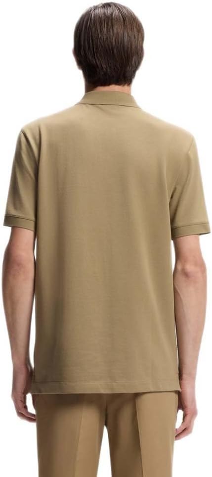 HUGO Herren Dereso222 Slim-Fit Poloshirt aus Baumwoll-Piqué mit Logo-Label S Medium Beige 269, S Med