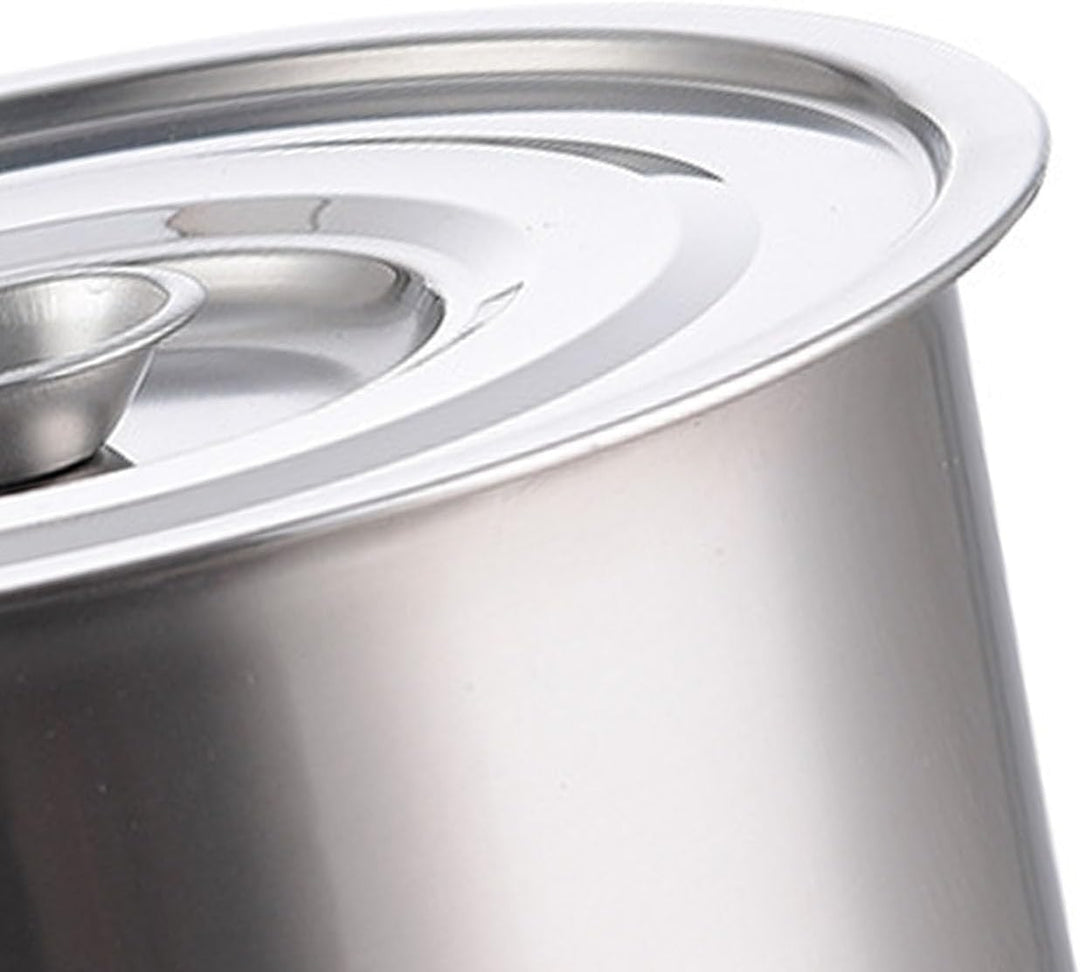 Edelstahl Stahl Topf, Stockpot mit Deckelinduktionstopf Hotelpfannen aus Edelstahl Runde Stapelbare