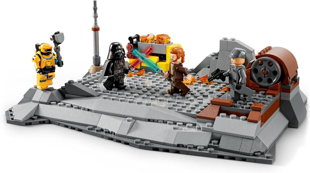 LEGO 75334 Star Wars Obi-Wan Kenobi vs. Darth Vader, Spielset mit Duell-Plattformen und Minifiguren,