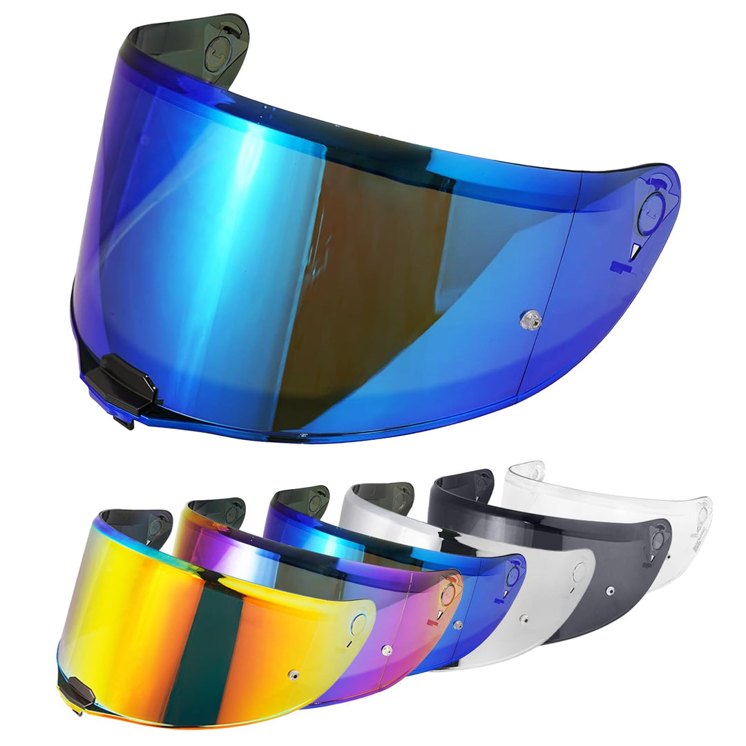 VCOROS Motorradhelm Visier,Motorrad Windschutz Helm Objektiv Visier,Helmvisier für FF811/VECTOR II/C