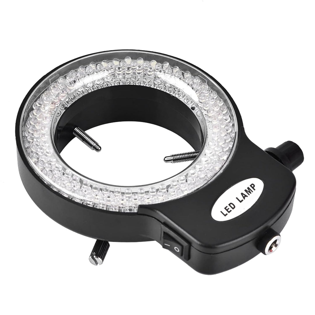 Ejoyous LED Ringlicht Mikroskop, Kamera Ringlampe Mikroskop Einstellbarer 144 LED Ring Light Illumin