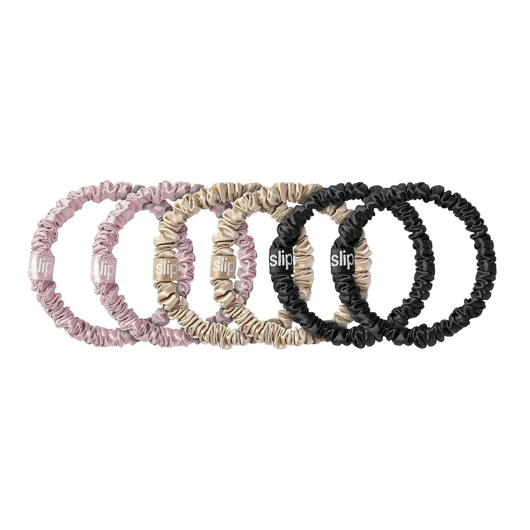 Slip Silk Skinnie Scrunchies - haarschonende Haargummis gegen Haarbruch - aus 100% Maulbeer-Seide -