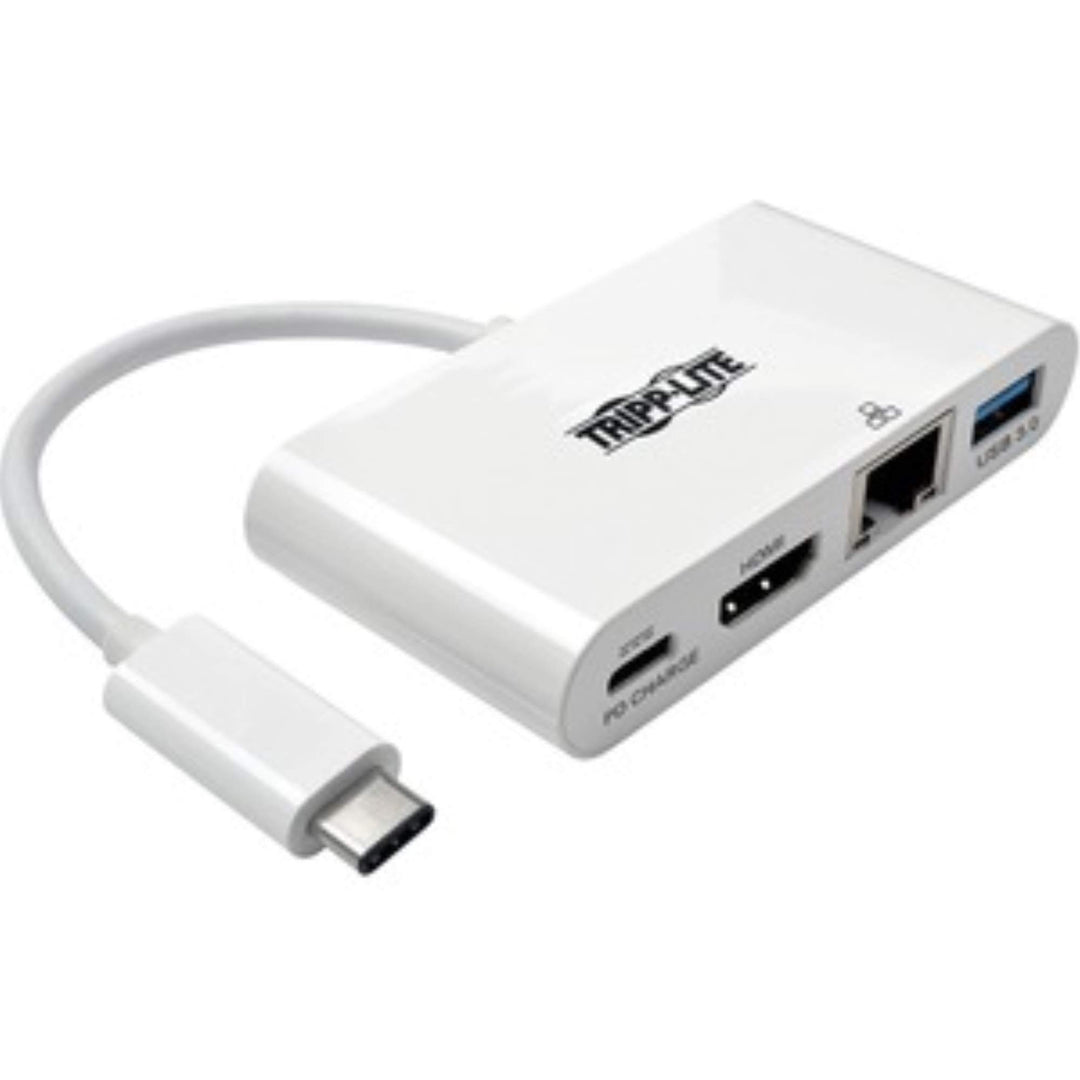 Tripp Lite U444-06N-HGU-C USB-C-Multiport-Adapter - HDMI, USB 3.0-Port, GbE, 60W PD-Charging, HDCP,