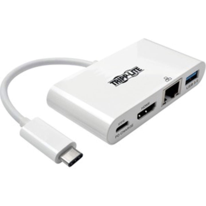 Tripp Lite U444-06N-HGU-C USB-C-Multiport-Adapter - HDMI, USB 3.0-Port, GbE, 60W PD-Charging, HDCP,