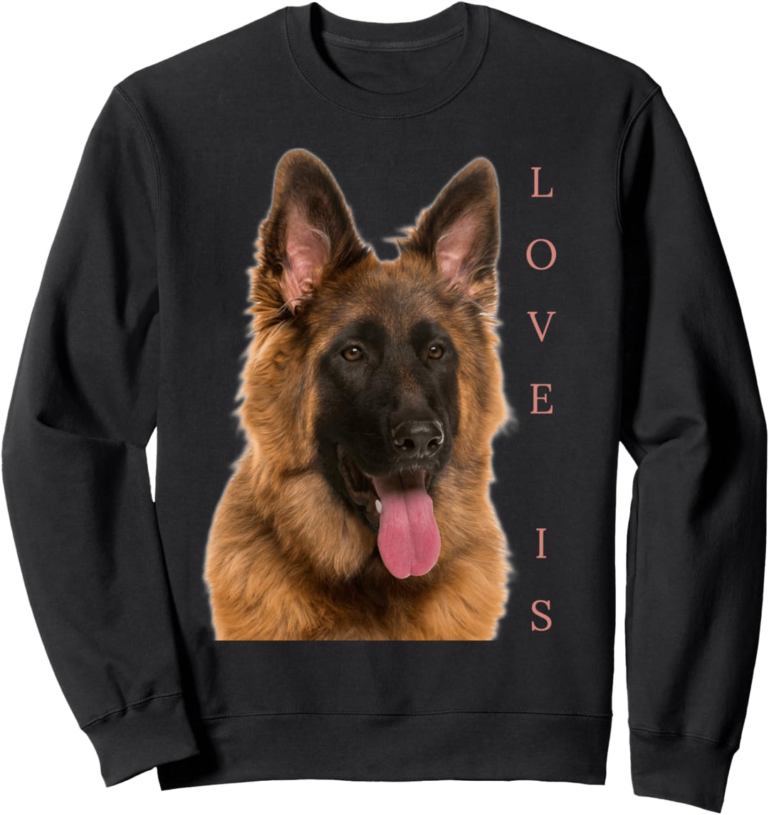 T-Shirt mit Schäferhund, für Mama, Papa, Love Sweatshirt