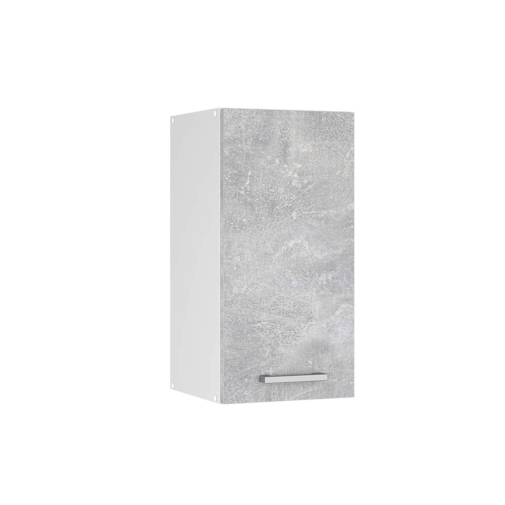Vicco Hängeschrank R-Line, Beton/Weiss, 40 cm Beton Hängeschrank 40cm, Beton Hängeschrank 40cm