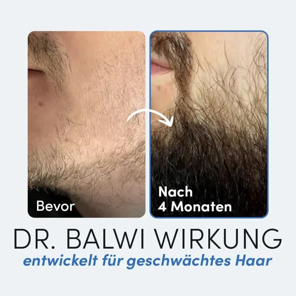 Dr. Balwi Bart Serum - Für dichteren Bartwuchs mit Procapil, Anagain & pflanzlichen Stammzellen - St