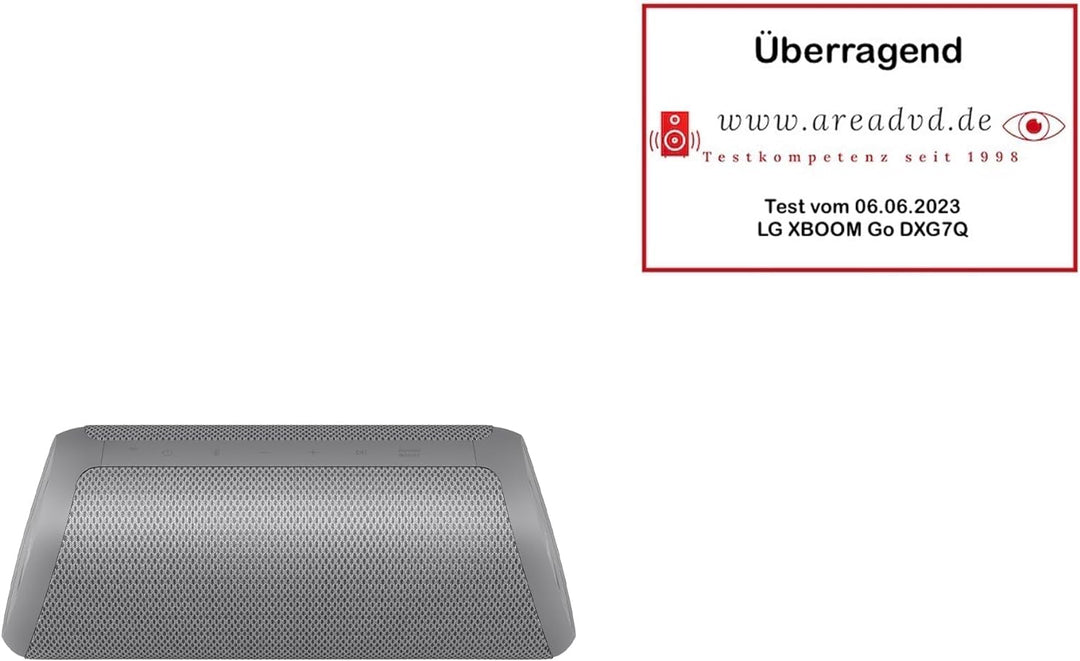 LG XBOOM Go DXG7, tragbarer Bluetooth-Lautsprecher (40 Watt, Google Assistant, Siri, Beleuchtung), G