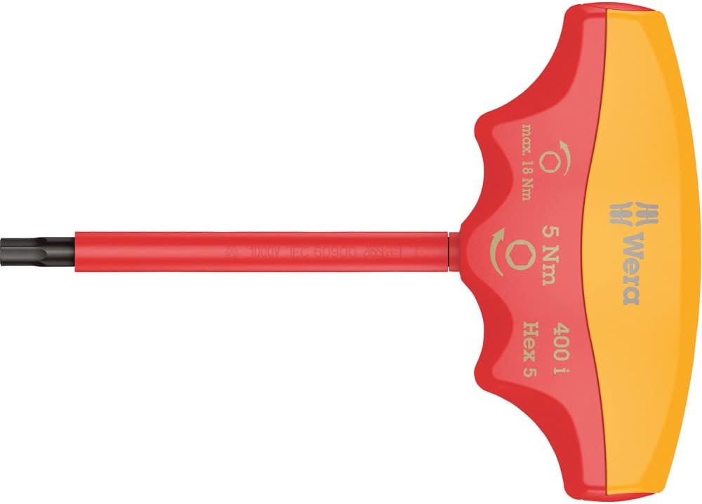 Wera 05004980001 400 i VDE Hex Drehmomentindikator, 4.0 mm, 5.0 Nm, 4.0 mm