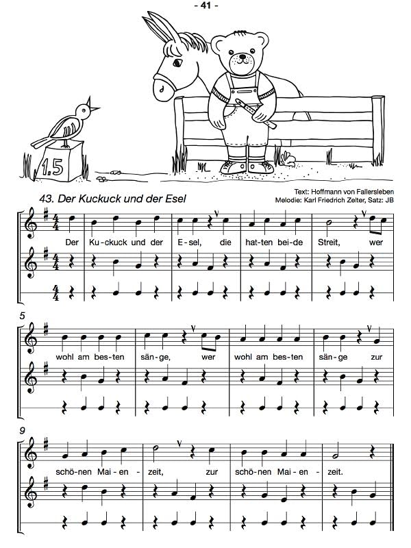 Anfang auf der Sopranblockflöte - Band 1, Musiknoten