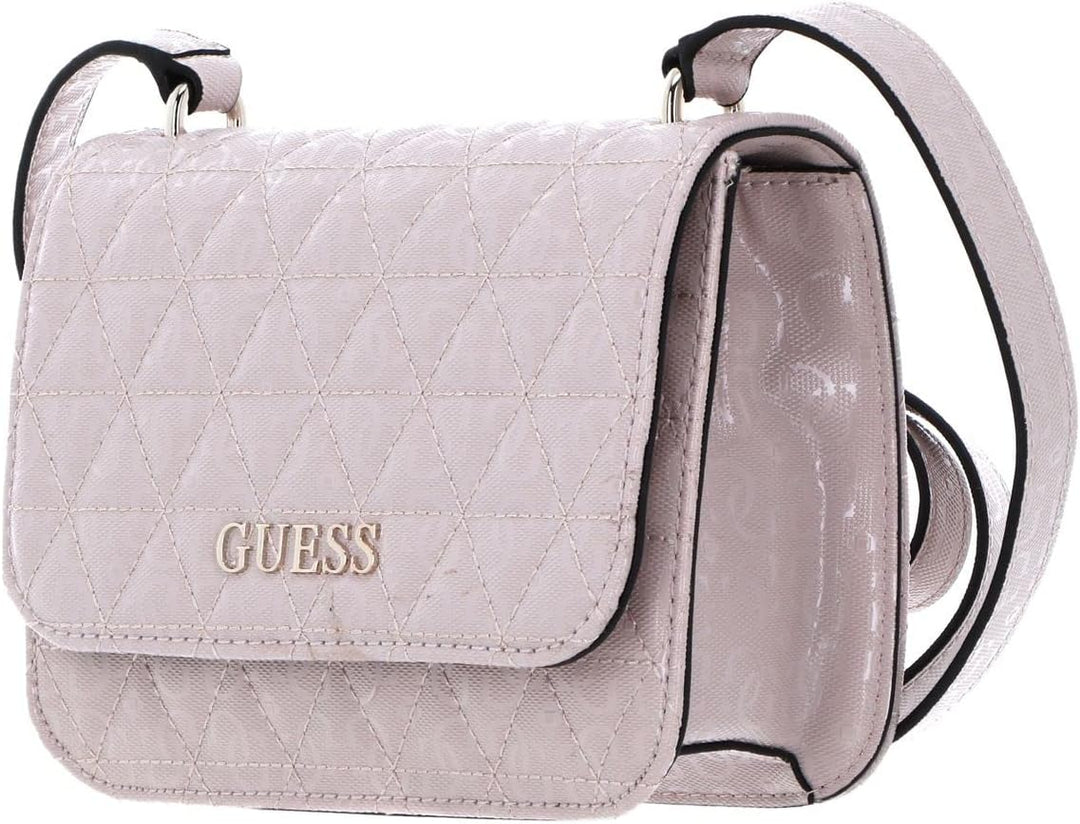 GUESS Noelle Mini Crossbody Flap Bag Blush