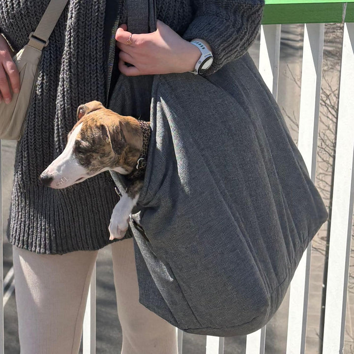 Petsen Hundetasche, Transportbox, 3in1 Hunde &amp; Katzen Tragetasche, Hundetransportbox mit Pet-Kissen,