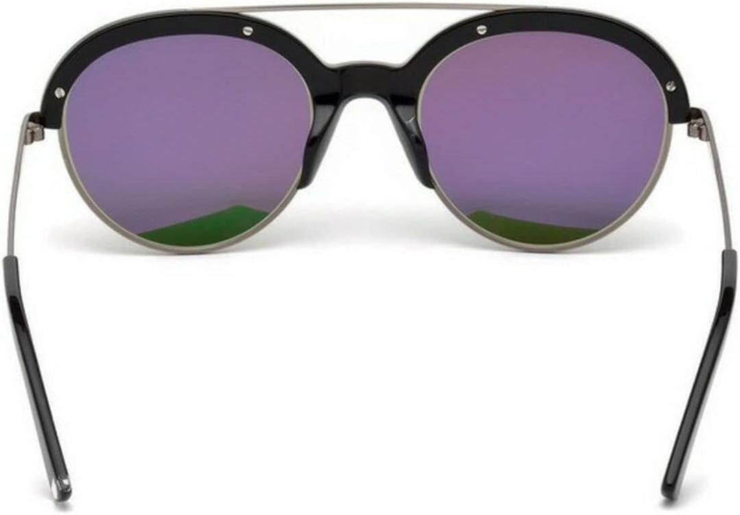 Web Unisex-Erwachsene WE0226 01Q 51 Brillengestelle, Schwarz (Nero LucidoVerde Specchiato), 51.0