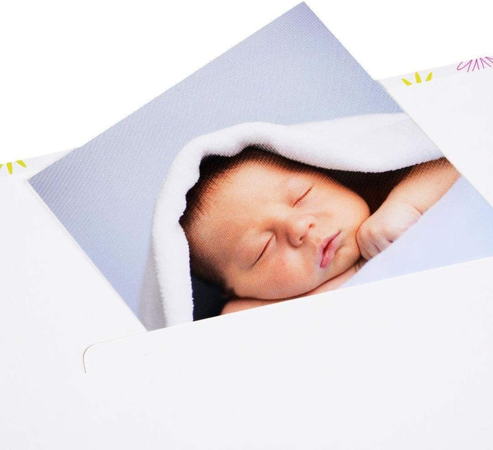 goldbuch Babyalbum mit Fensterausschnitt, Schmetterling, 30 x 31 cm, 60 weisse Blankoseiten mit 4 il