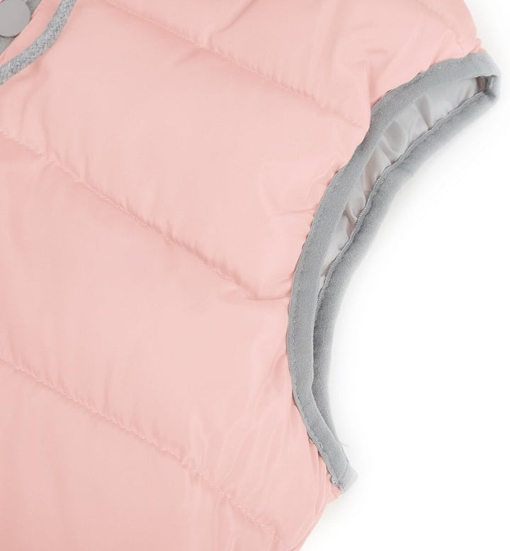 YOUTHUP West Damen Steppweste mit Kapuze Leicht Winterweste Freizeit Outdoor Ärmellos Jacke Gilet Bo