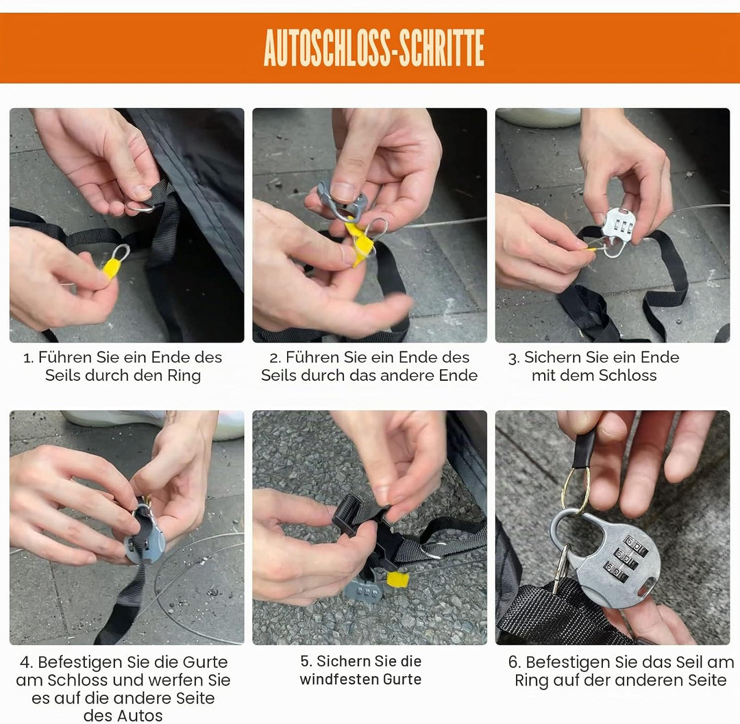 wasserdichte Autoabdeckung Kompatibel mit Ford Mustang 2005-2023, Allwetter Autoabdeckungen mit Reis