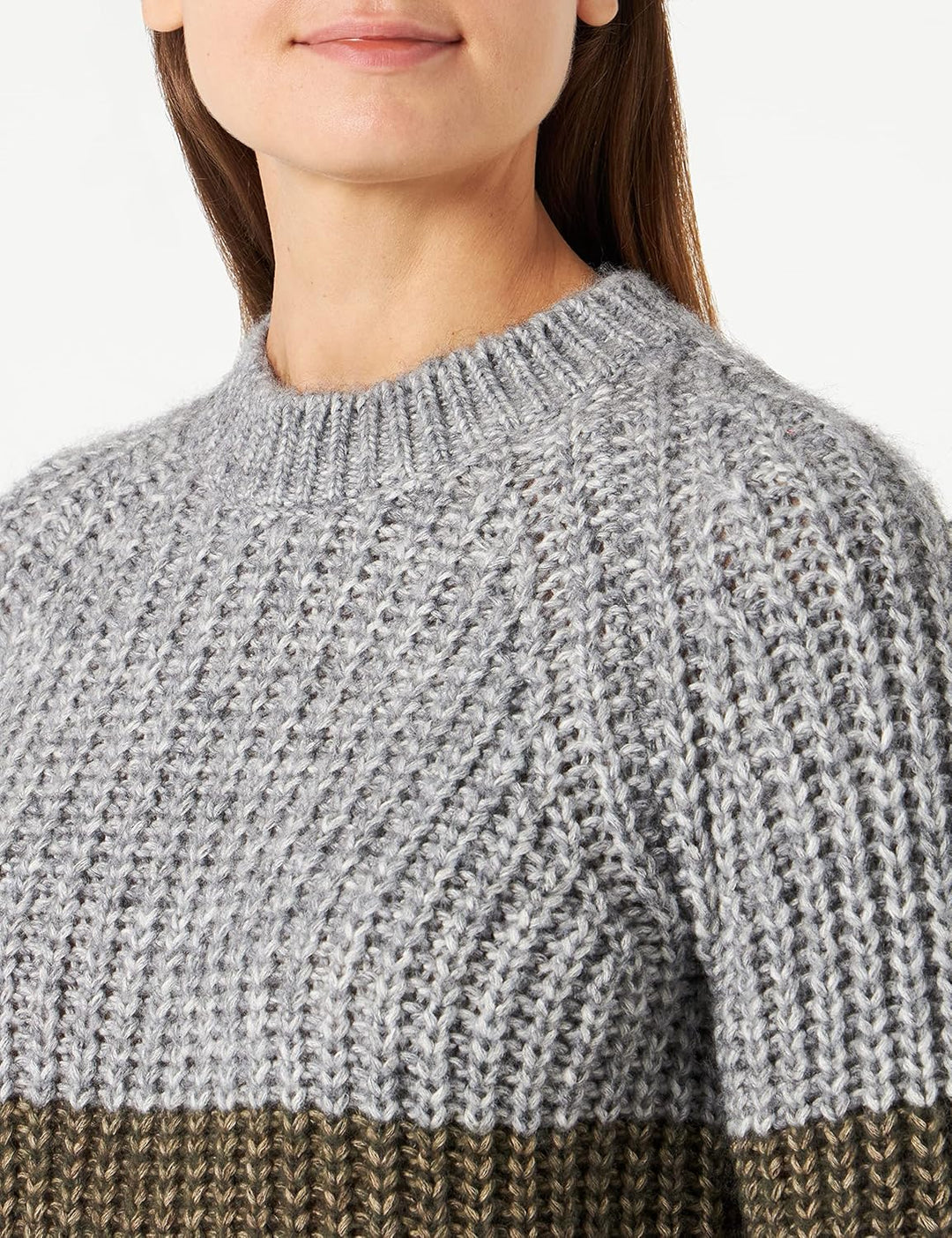camel active Damen Pullover M Light Grey, M Light Grey