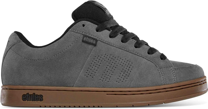 Etnies Herren Kingpin Skateboardschuhe 38.5 EU Grau Schwarz, 38.5 EU Grau Schwarz