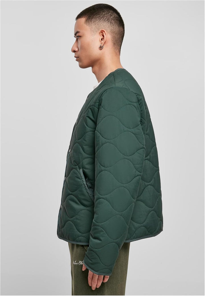 Urban Classics Herren Liner Jacket S bottlegreen, S bottlegreen