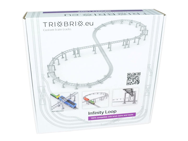 Trixbrix Supports Bundle 2.0 Compatible with Lego City Train Sets 60197 60198 10277 60205 60238 6033