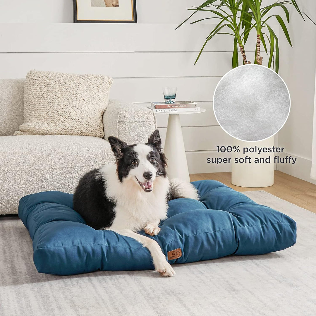 Bedsure Hundekissen kleine Hunde waschbar - 76x50cm Hundebett wasserdicht M für kleine, mittelgrosse
